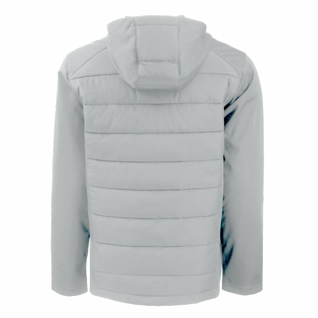 NFL Cleveland Browns Cutter & Buck Evoke Hybrid Eco Softshell Recycled Full-Zip Hooded Jacket