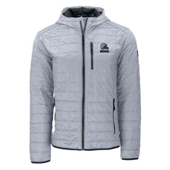 NFL Cleveland Browns Cutter & Buck Rainier Primaloft Eco Full-Zip Hooded Jacket