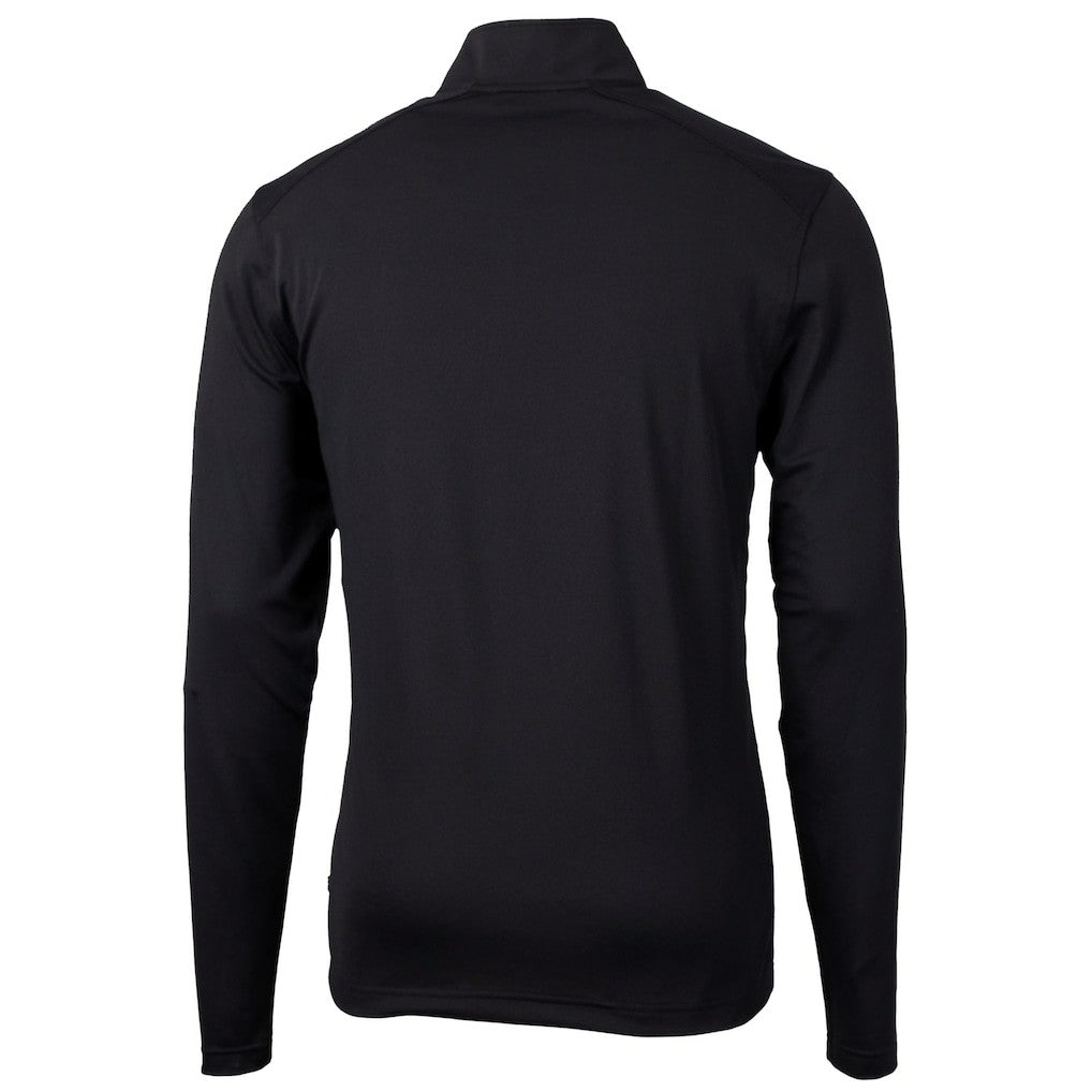 NFL Cleveland Browns Cutter & Buck Big & Tall Virtue Eco Pique Recycled Quarter-Zip Pullover Top