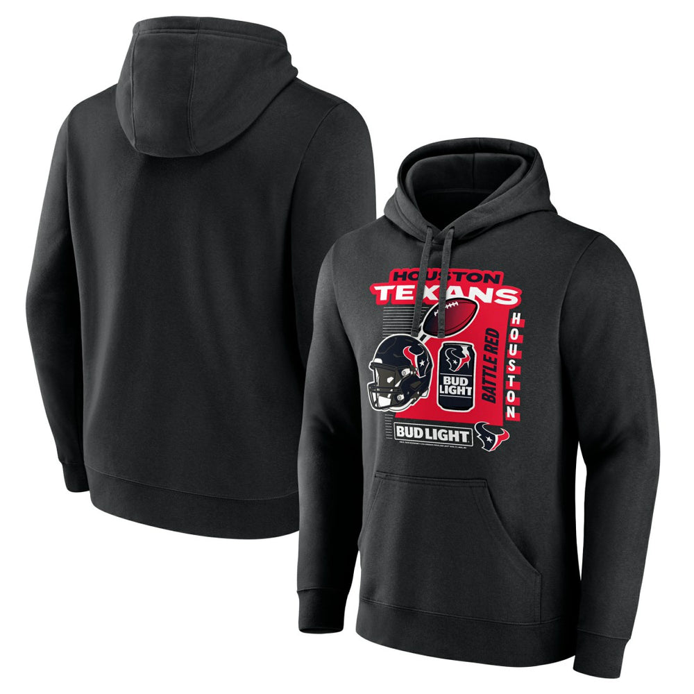 NFL Houston Texans Bud Light Pullover Hoodie