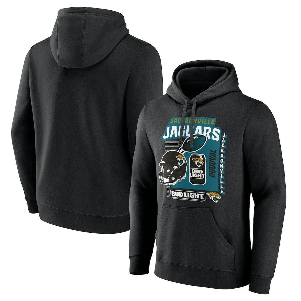 NFL Jacksonville Jaguars Bud Light Pullover Hoodie