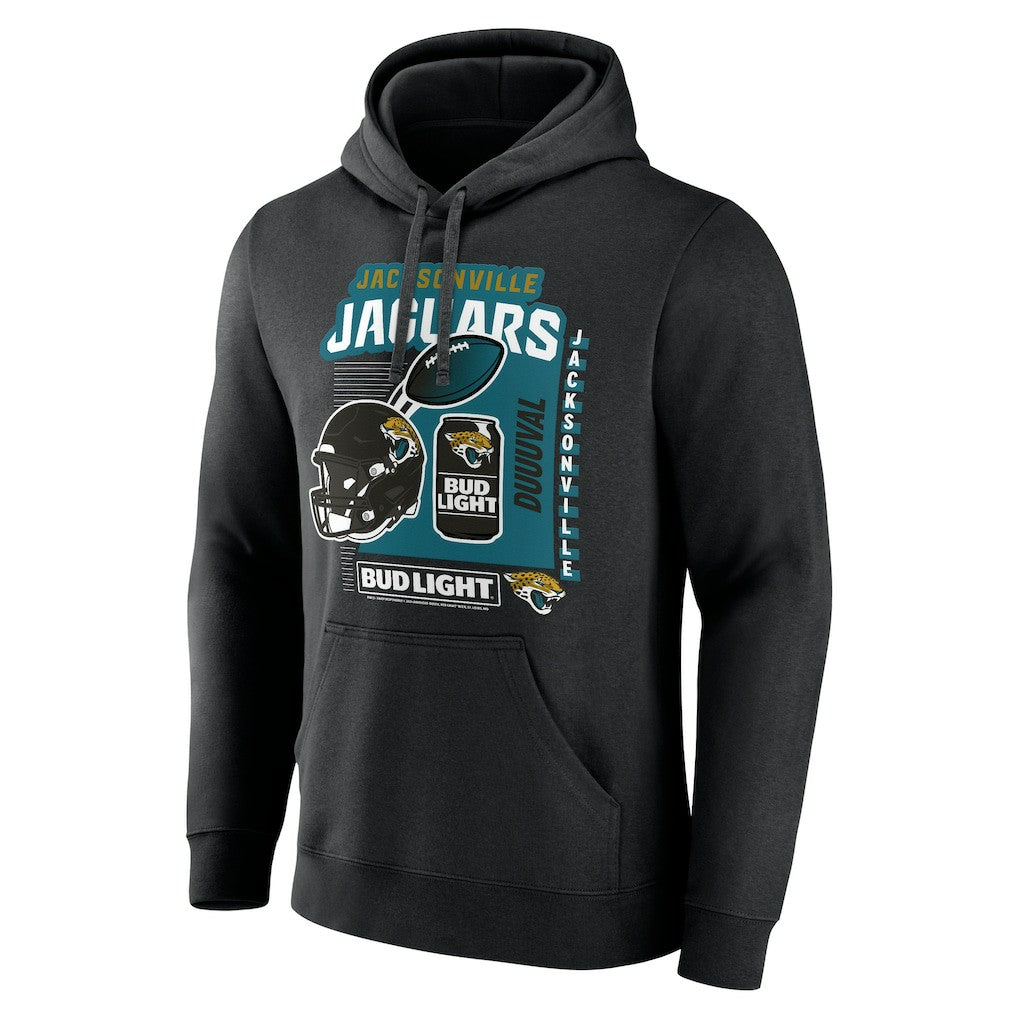 NFL Jacksonville Jaguars Bud Light Pullover Hoodie
