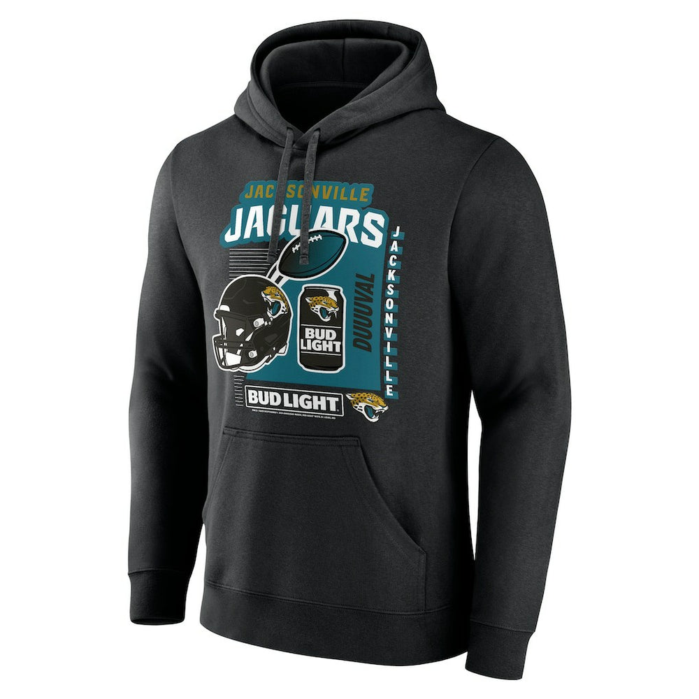 NFL Jacksonville Jaguars Bud Light Pullover Hoodie
