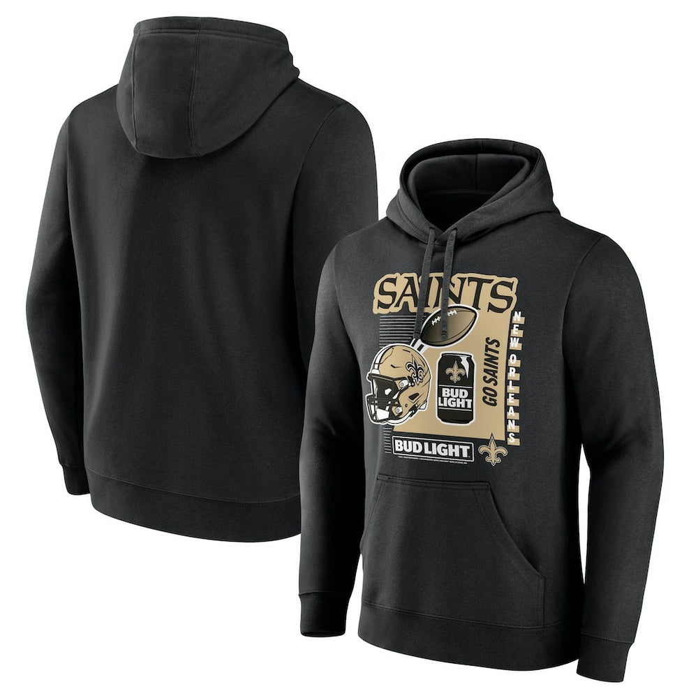 NFL New Orleans Saints Bud Light Pullover Hoodie