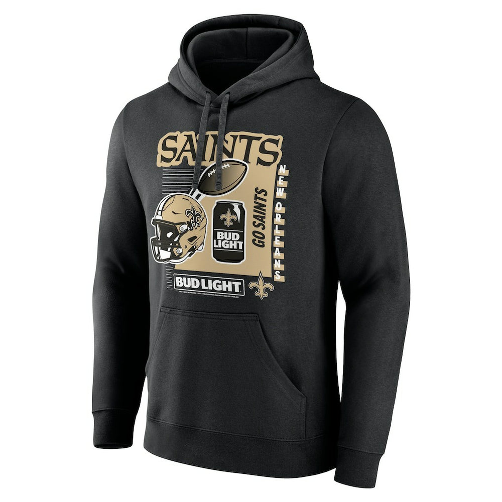 NFL New Orleans Saints Bud Light Pullover Hoodie