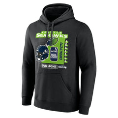NFL Seattle Seahawks Bud Light Pullover Hoodie