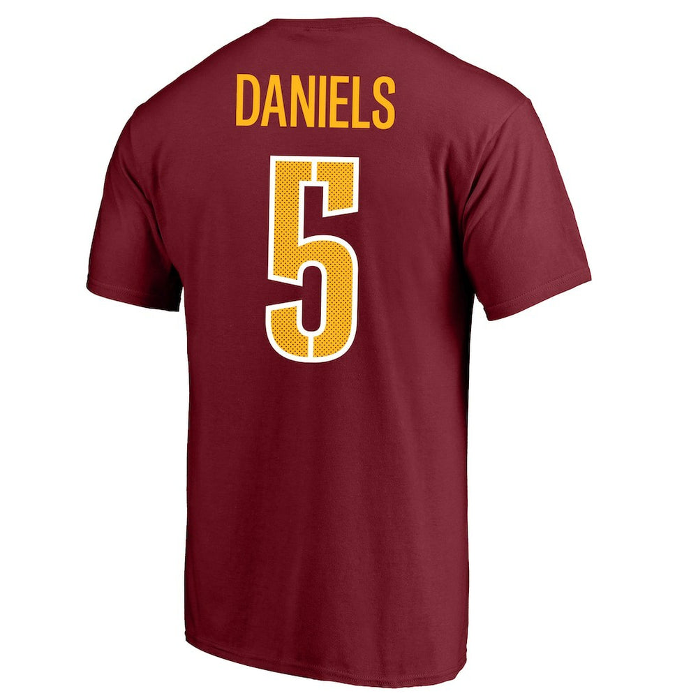 NFL Washington Commanders Jayden Daniels  Big & Tall Player Name & Number T-Shirt