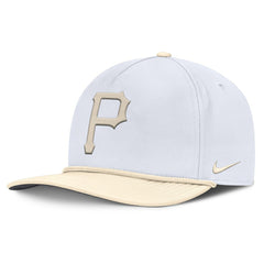 Pittsburgh Pirates Pro Performance Snapback Hat - White/Cream | Nike