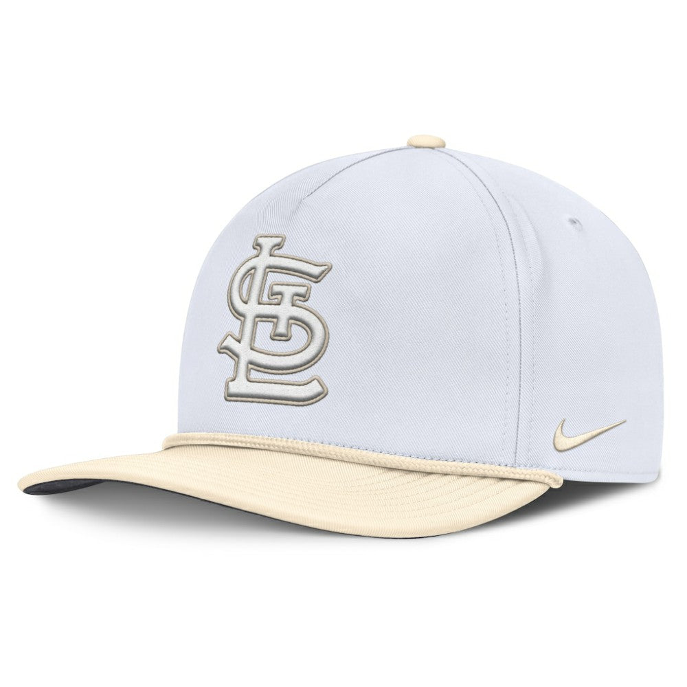 St. Louis Cardinals Pro Performance Snapback Hat - White/Cream | Nike