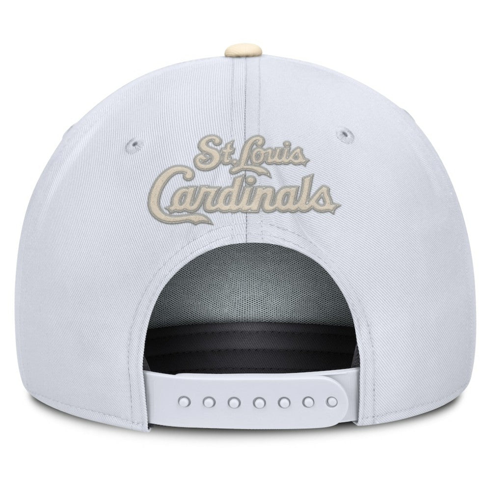 St. Louis Cardinals Pro Performance Snapback Hat - White/Cream | Nike