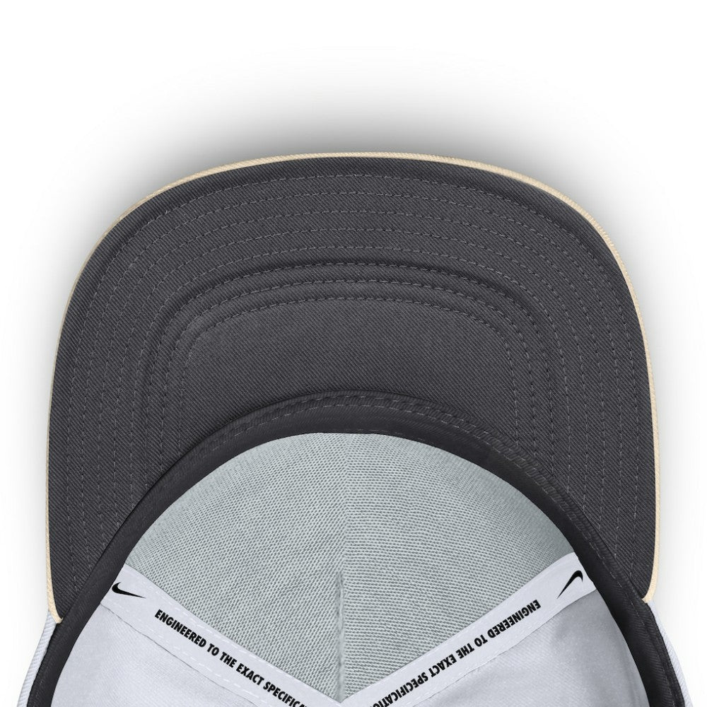 Colorado Rockies Pro Performance Snapback Hat - White/Cream | Nike