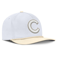 Chicago Cubs Pro Performance Snapback Hat - White/Cream | Nike