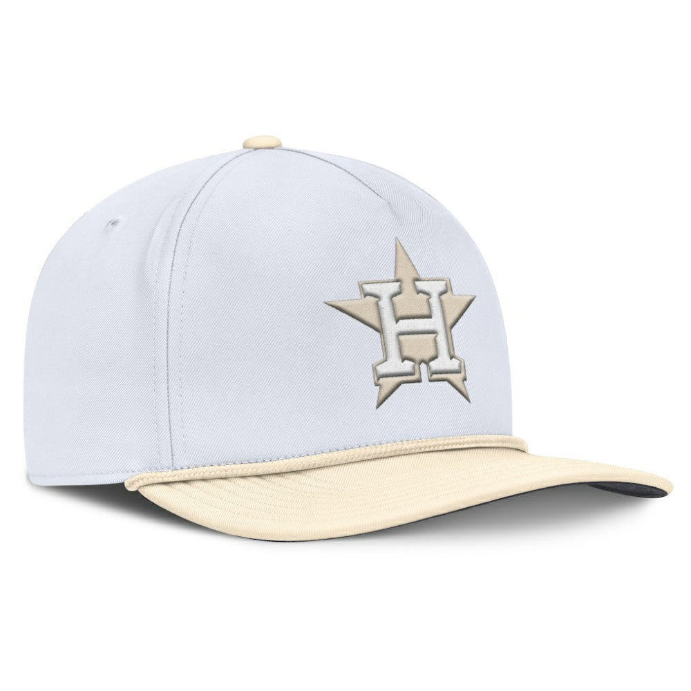 Houston Astros Pro Performance Snapback Hat - White/Cream | Nike