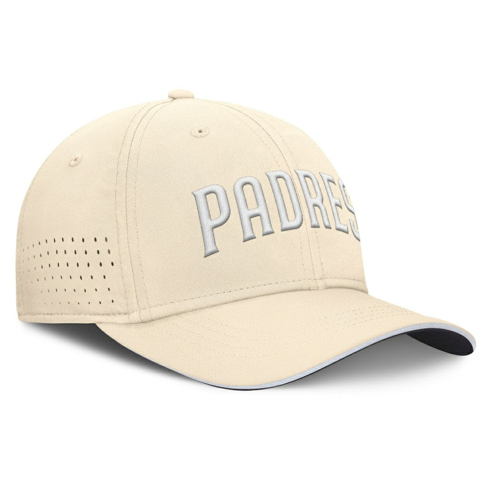 San Diego Padres Rise Performance Flex Hat - Cream | Nike