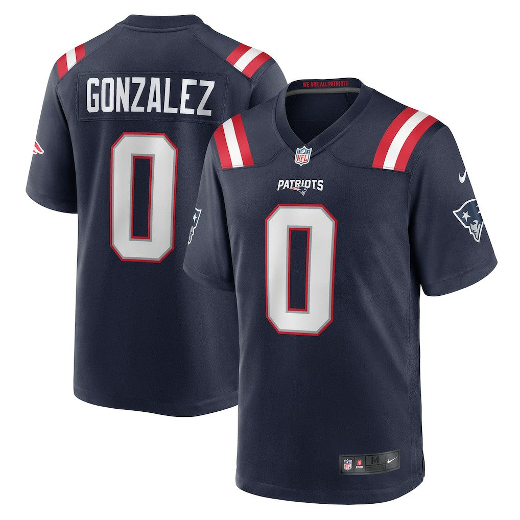NFL New England Patriots Christian Gonzalez  Team Game Jersey