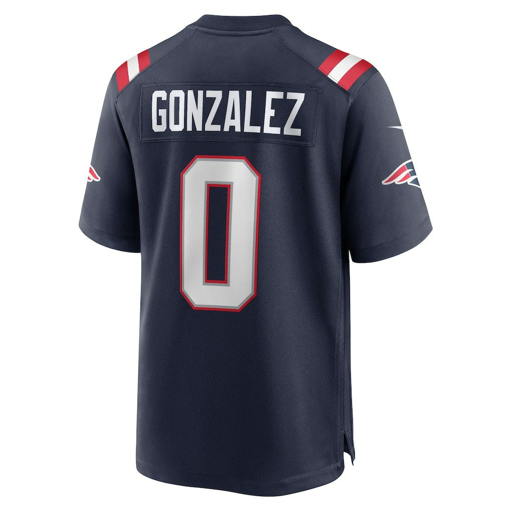 NFL New England Patriots Christian Gonzalez  Team Game Jersey