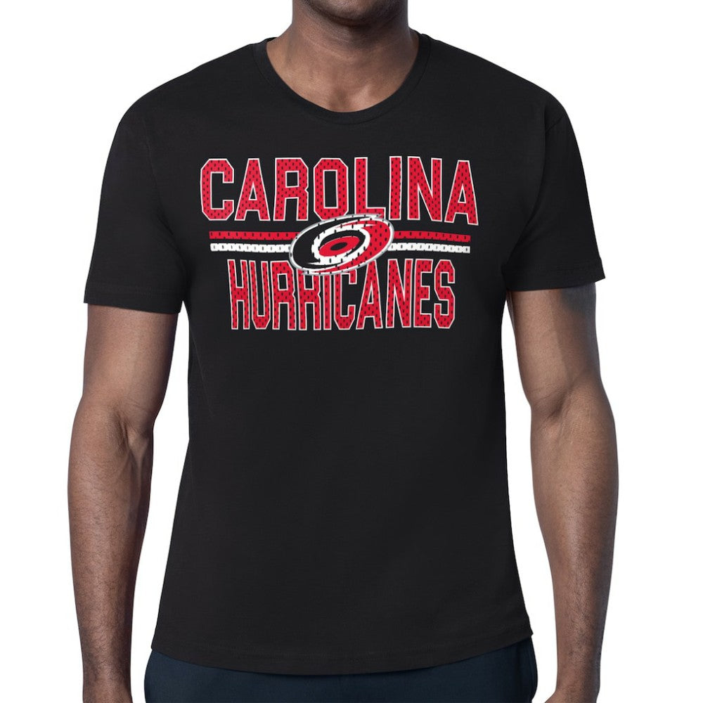 Carolina Hurricanes Starter Mesh Look Team Name T-Shirt