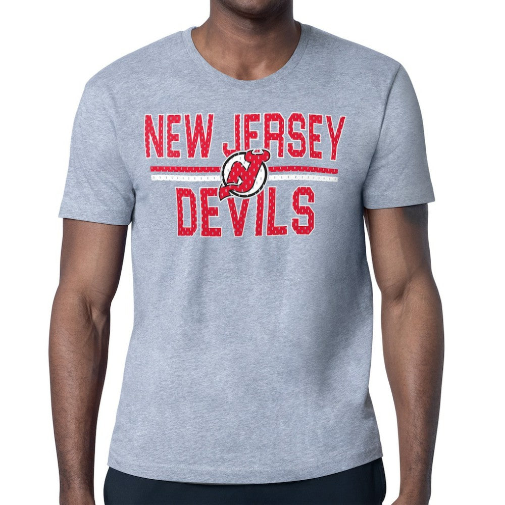 New Jersey Devils Starter Mesh Look Team Name T-Shirt