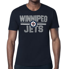 Winnipeg Jets Starter Mesh Look Team Name T-Shirt