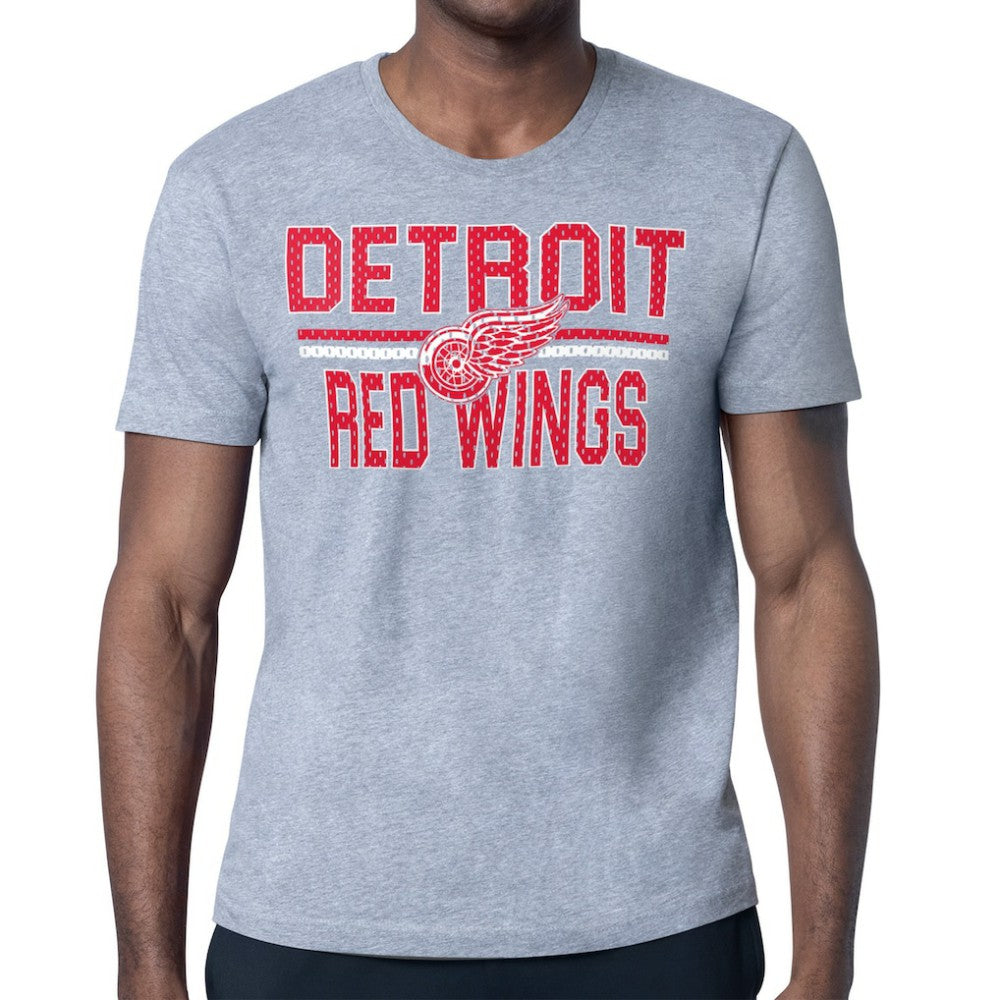 Detroit Red Wings Starter Mesh Look Team Name T-Shirt