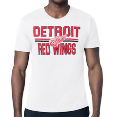 Detroit Red Wings Starter Mesh Look Team Name T-Shirt