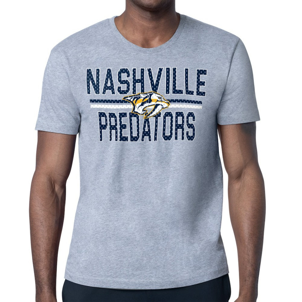 Nashville Predators Starter Mesh Look Team Name T-Shirt