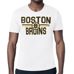 Boston Bruins Starter Mesh Look Team Name T-Shirt