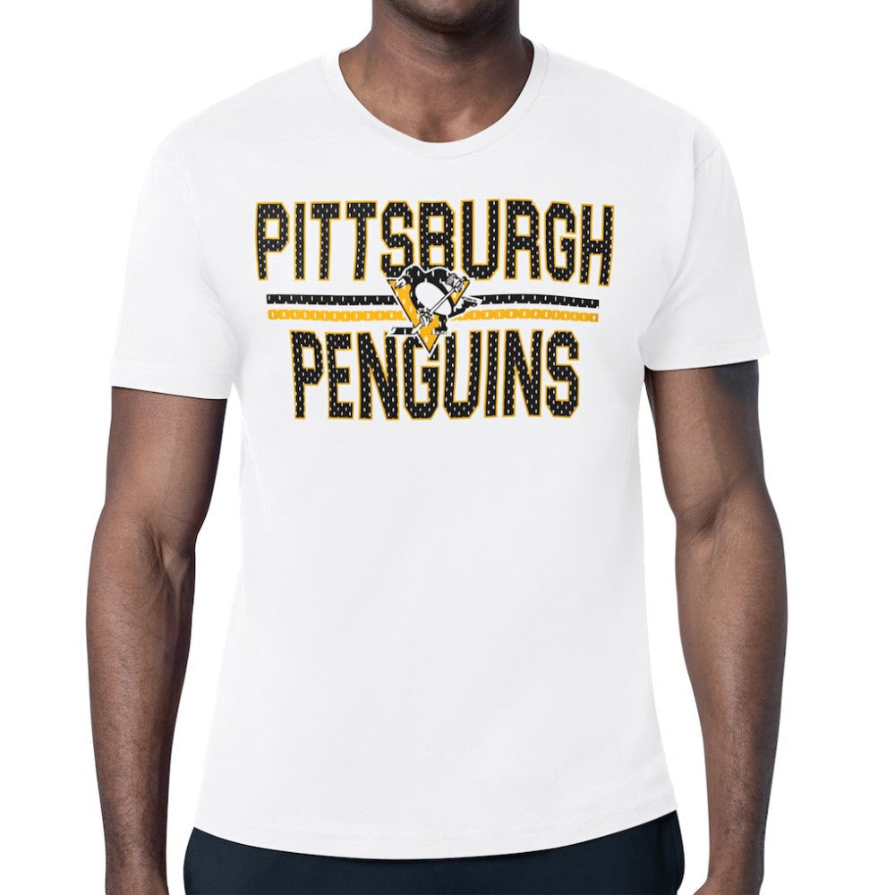 Pittsburgh Penguins Starter Mesh Look Team Name T-Shirt