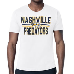 Nashville Predators Starter Mesh Look Team Name T-Shirt
