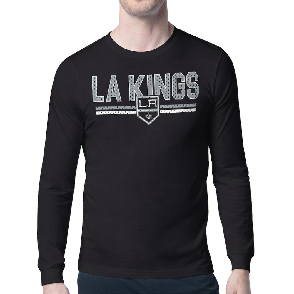 Los Angeles Kings Starter Mesh Look Team Name Long Sleeve T-Shirt