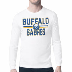 Buffalo Sabres Starter Mesh Look Team Name Long Sleeve T-Shirt