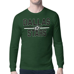 Dallas Stars Starter Mesh Look Team Name Long Sleeve T-Shirt