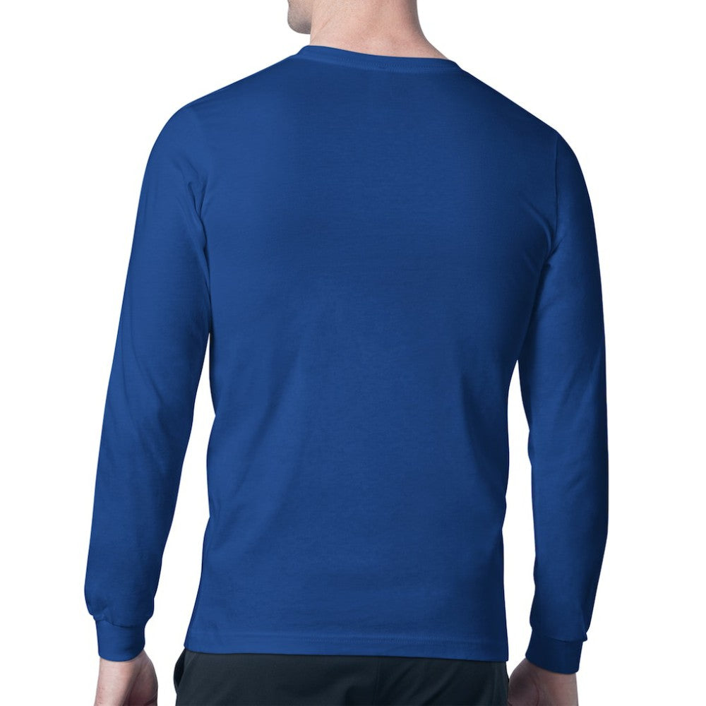 Edmonton Oilers Starter Mesh Look Team Name Long Sleeve T-Shirt