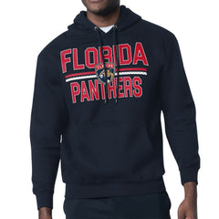 Florida Panthers Starter Mesh Look Team Name Logo Tri-Blend Pullover Hoodie