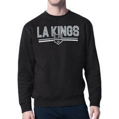 Los Angeles Kings Starter Mesh Look Team Name Logo Pullover Sweatshirt