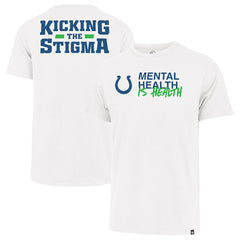 NFL Indianapolis Colts '47 Unisex Mental Health is Health Kicking the Stigma Franklin T-Shirt