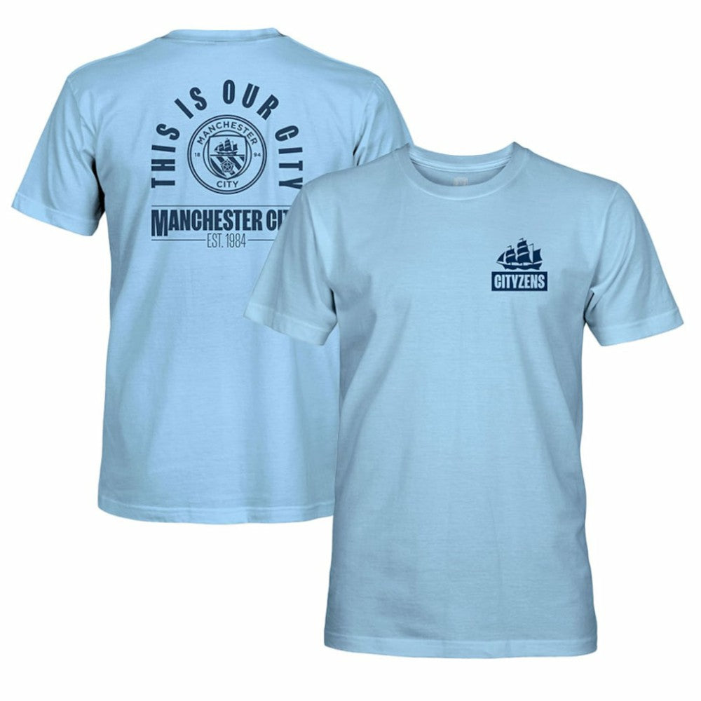 Manchester City 1863FC Our City Arc T-Shirt / Soccer For sale