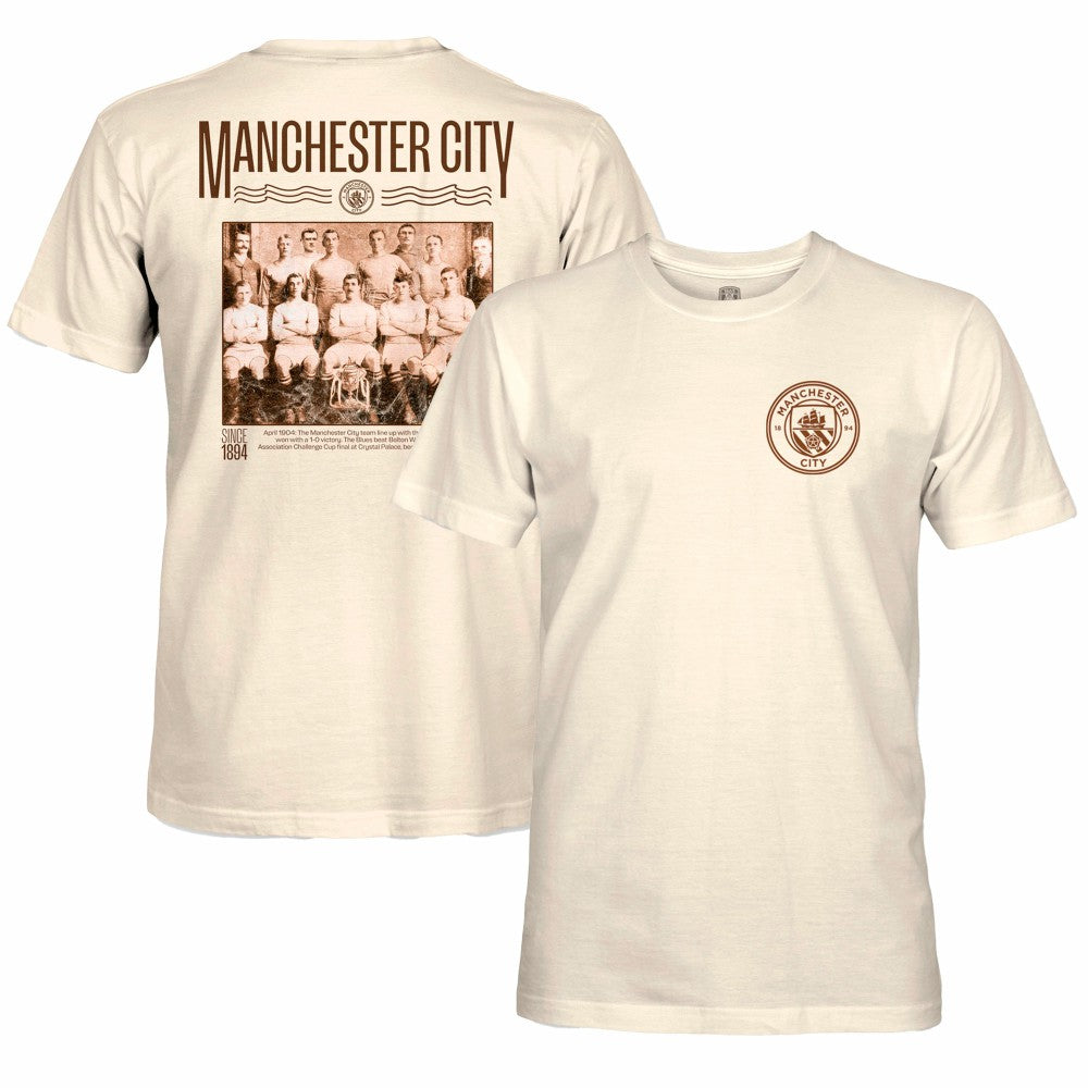 Manchester City 1863FC Vintage Photo T-Shirt / Soccer On sale