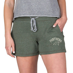 NFL Carolina Panthers Concepts Sport Women's Mainstream French Terry Tri-Blend Shorts