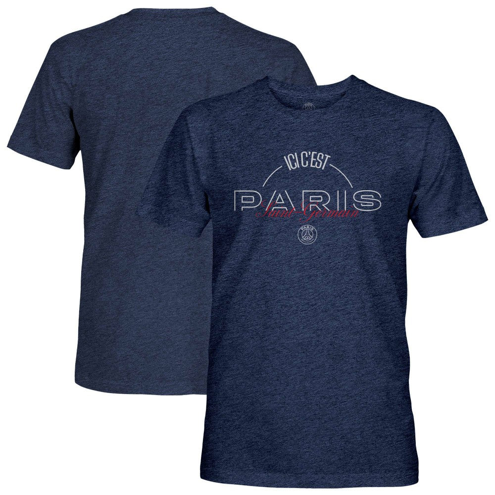 Paris Saint-Germain 1863FC Slogan Vintage Tri-Blend T-Shirt / Soccer On sale