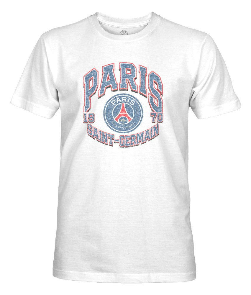 Paris Saint-Germain 1863FC Retro Wordmark T-Shirt / Soccer On sale