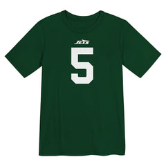 NFL New York Jets Garrett Wilson  Preschool Player Name & Number T-Shirt