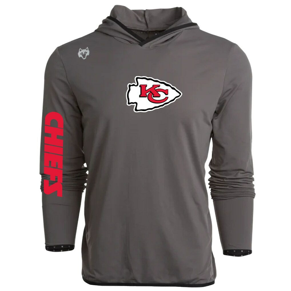 NFL Kansas City Chiefs Greyson Clothiers Colorado Long Sleeve Hoodie T-Shirt