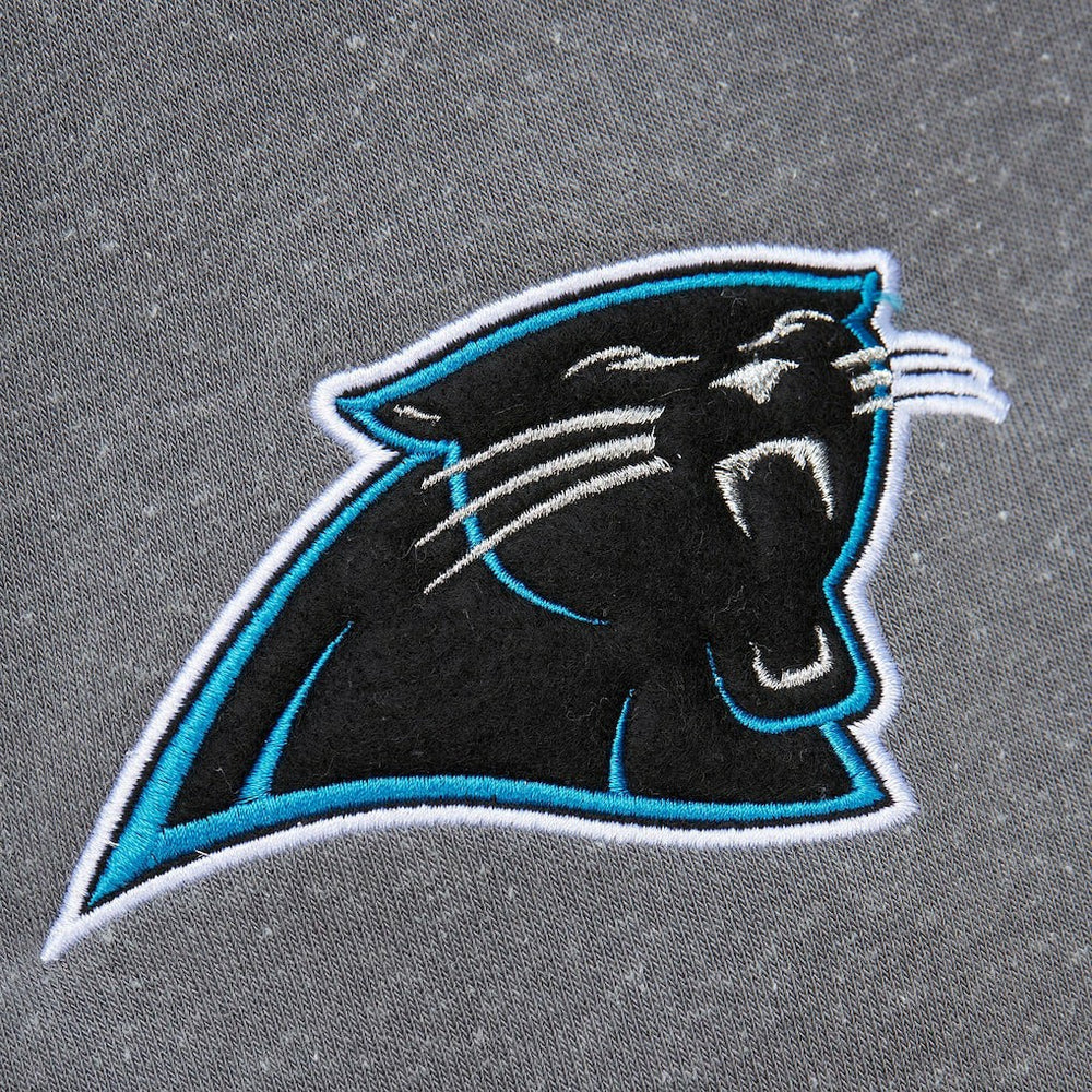 NFL Carolina Panthers Vintage Logo Snow Washed Fleece Pullover Hoodie