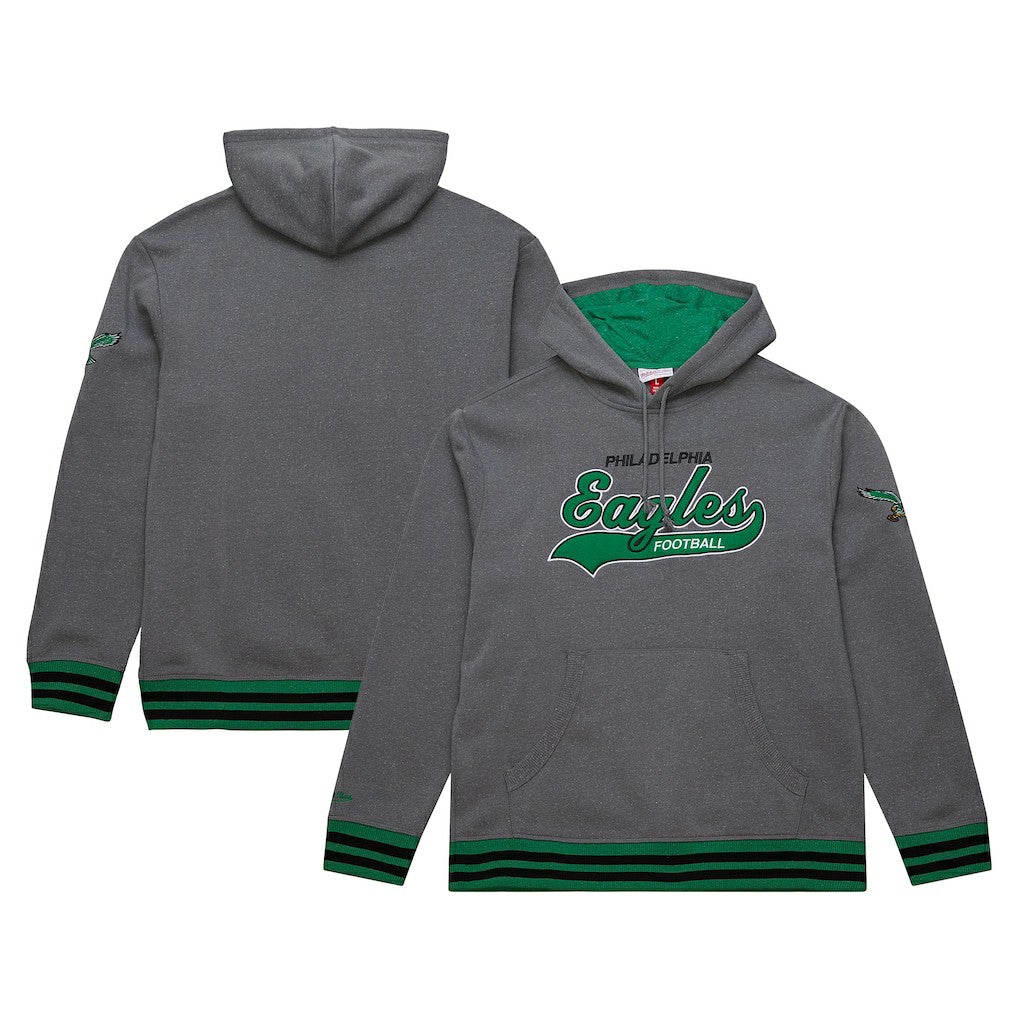 NFL Philadelphia Eagles Vintage Logo Snow Washed Fleece Pullover Hoodie