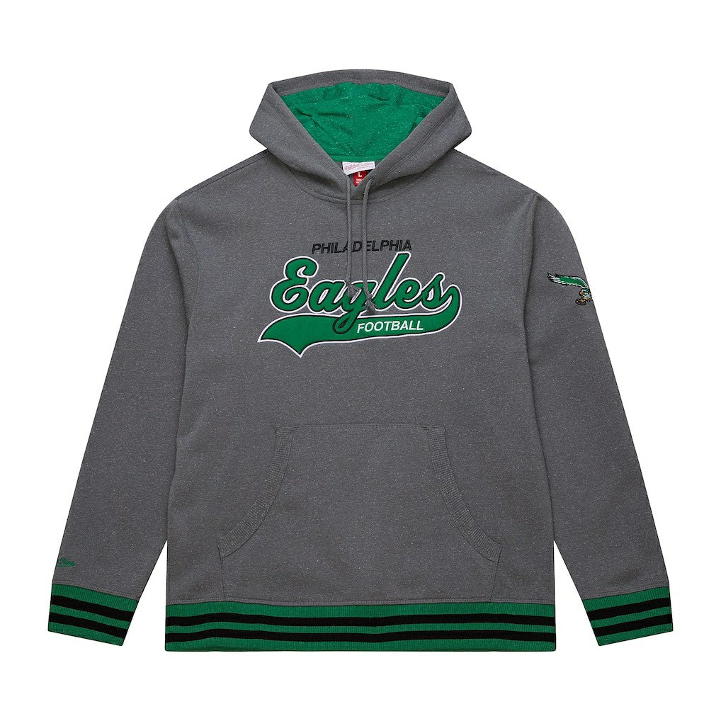 NFL Philadelphia Eagles Vintage Logo Snow Washed Fleece Pullover Hoodie