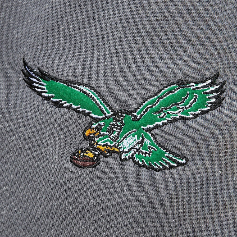 NFL Philadelphia Eagles Vintage Logo Snow Washed Fleece Pullover Hoodie
