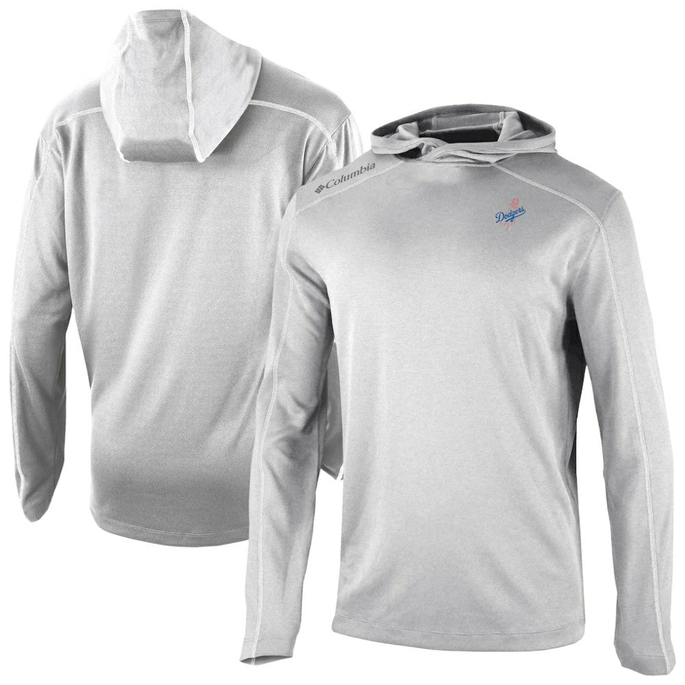 Los Angeles Dodgers Omni-Wick Shotgun Pullover Hoodie - Gray | Columbia