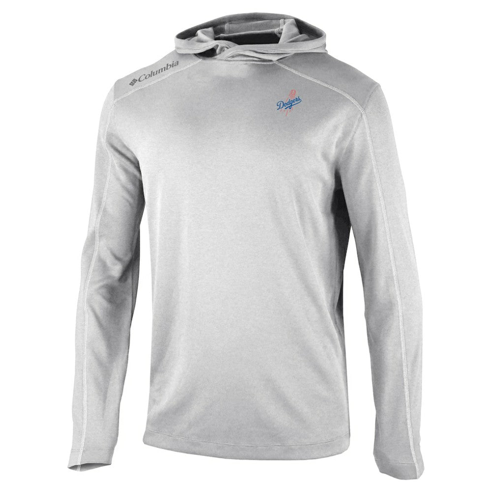 Los Angeles Dodgers Omni-Wick Shotgun Pullover Hoodie - Gray | Columbia