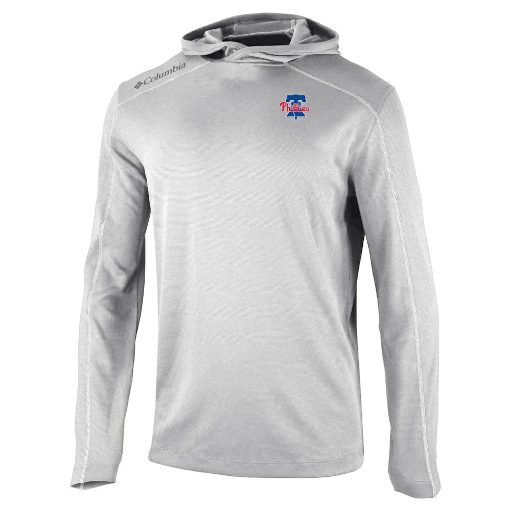 Philadelphia Phillies Omni-Wick Shotgun Pullover Hoodie - Gray | Columbia